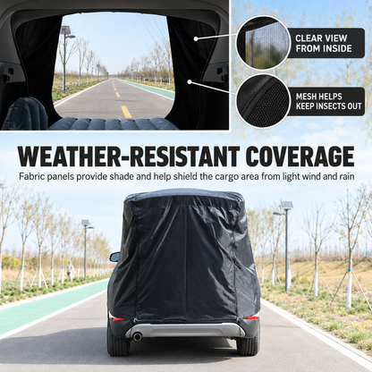 SUV Tailgate Tent with Mesh Screen & Extended Awning