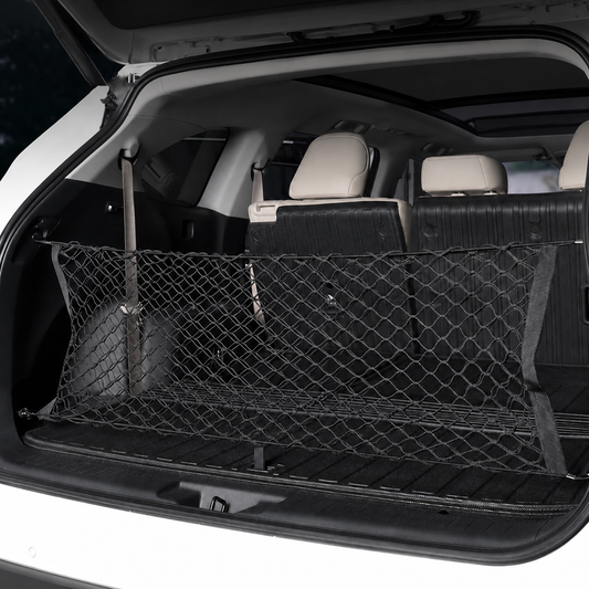 Elastic Trunk Cargo Net – Secure Storage with Hooks