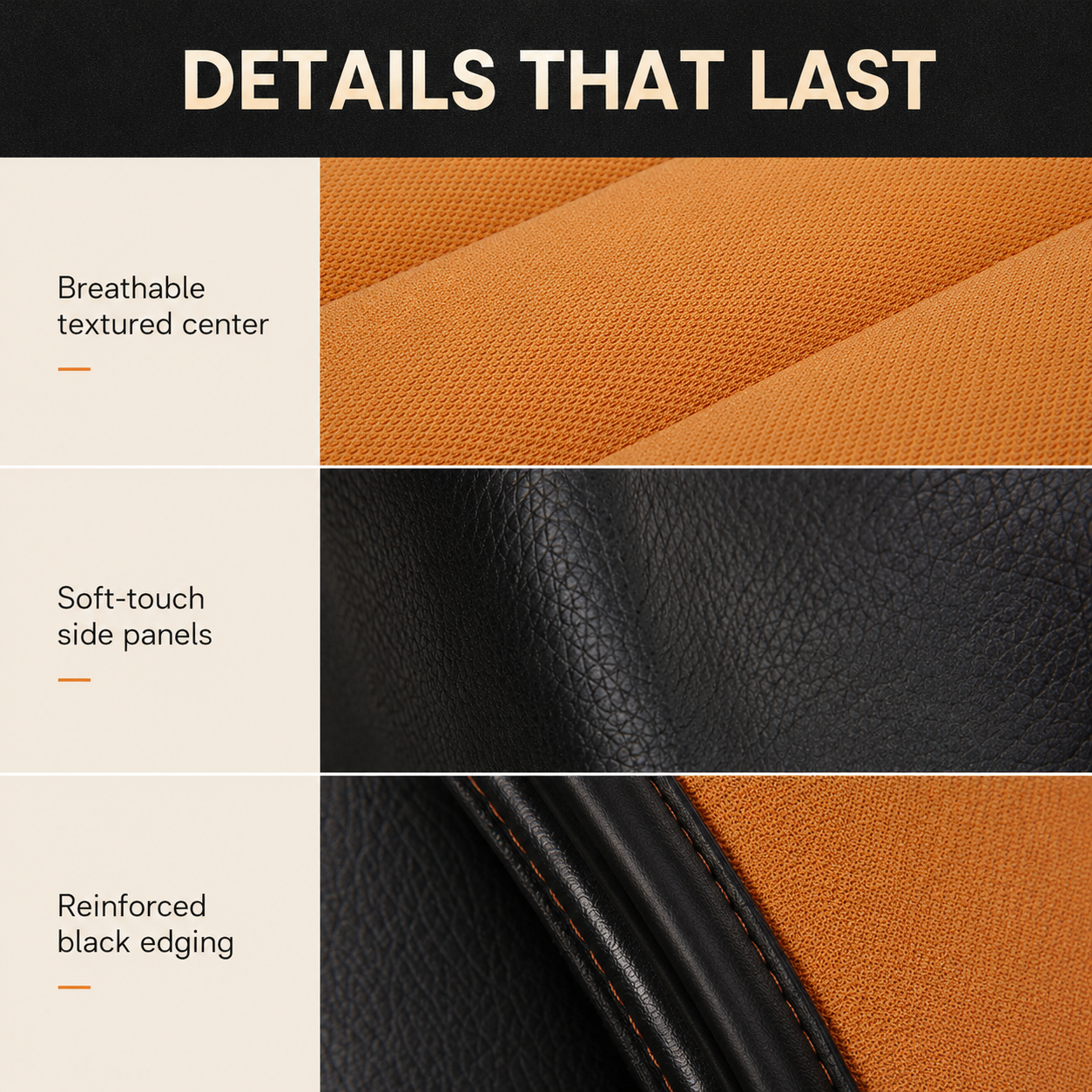 Memory Foam Car Seat Cushion & Back Support Set – 2-Piece Non-Slip Driving Comfort Pad