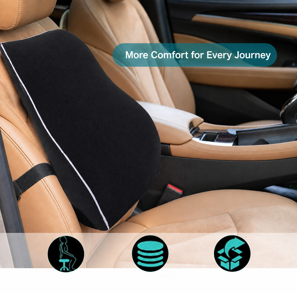 Contour Memory Foam Lumbar Support