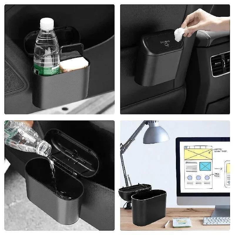 Compact Car Trash Can & Liner Refill Options
