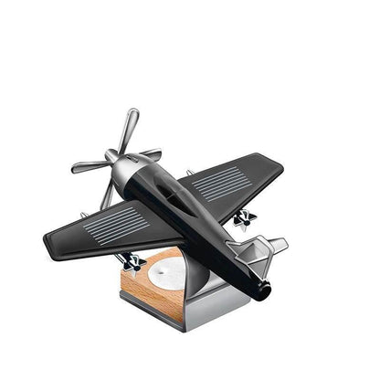 Solar Airplane Dashboard Air Freshener