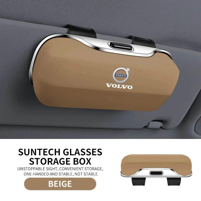 Volvo-Style Car Sunglasses Holder Clip