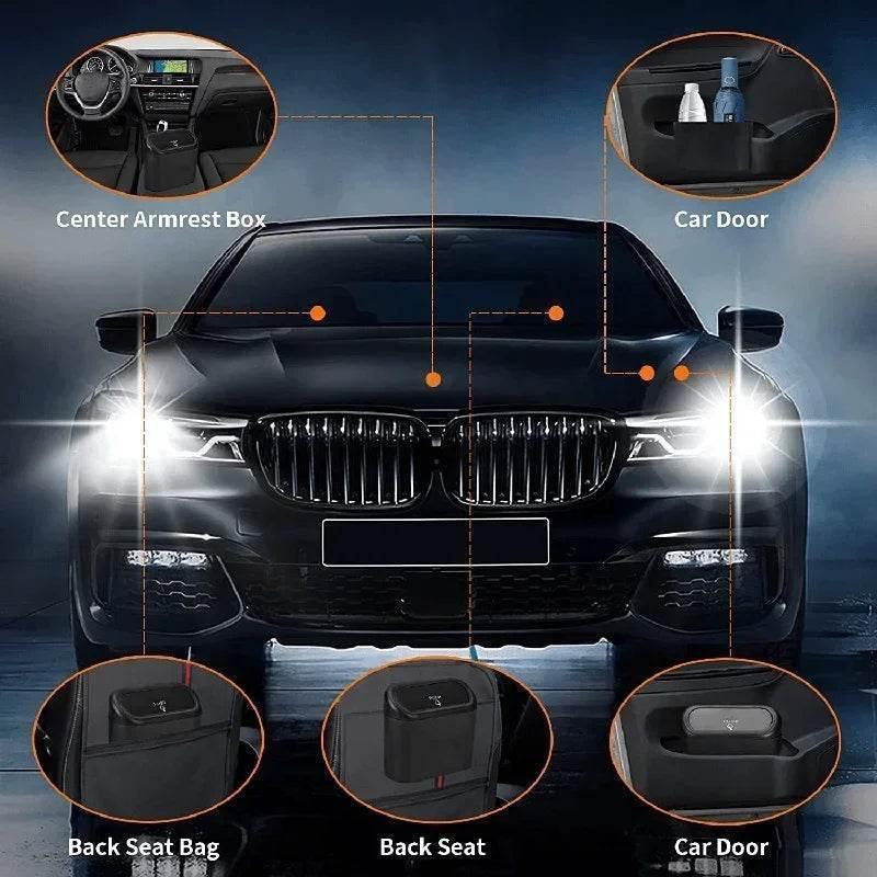 Compact Car Trash Can & Liner Refill Options