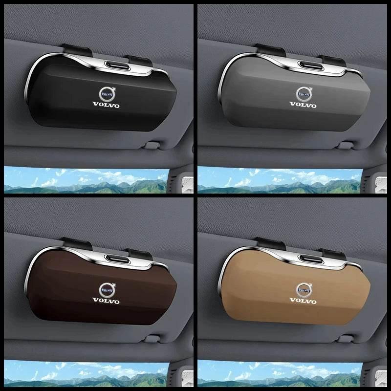 Volvo-Style Car Sunglasses Holder Clip