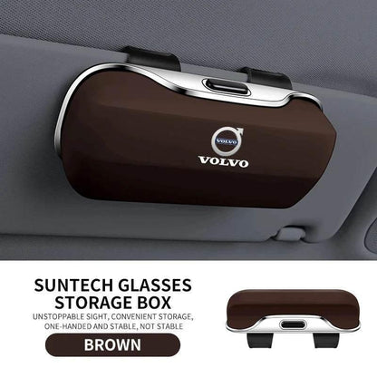 Volvo-Style Car Sunglasses Holder Clip