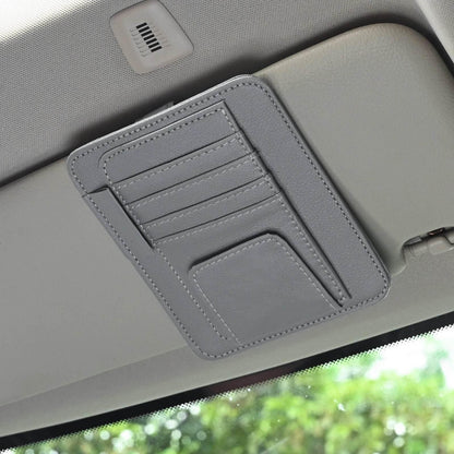 Multi-Pocket Car Visor Organizer