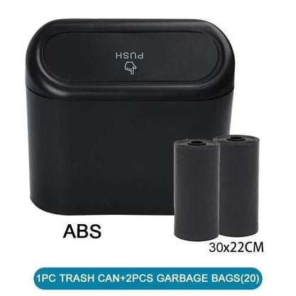 Compact Car Trash Can & Liner Refill Options