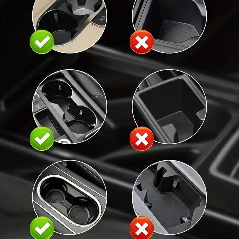 Rotating Dual Car Cup Holder Expander