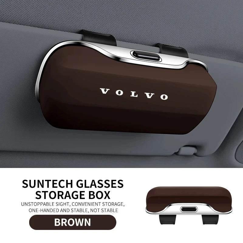 Volvo-Style Car Sunglasses Holder Clip