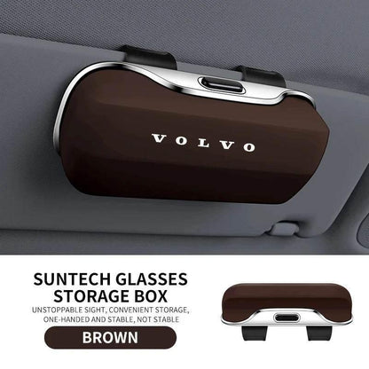 Volvo-Style Car Sunglasses Holder Clip