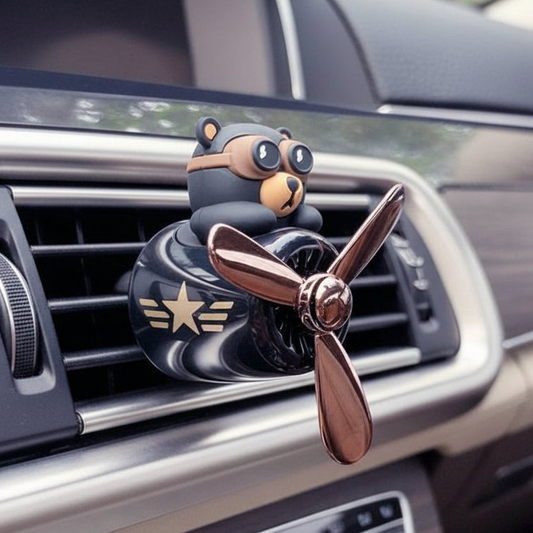 Pilot Bear Rotating Vent Air Freshener