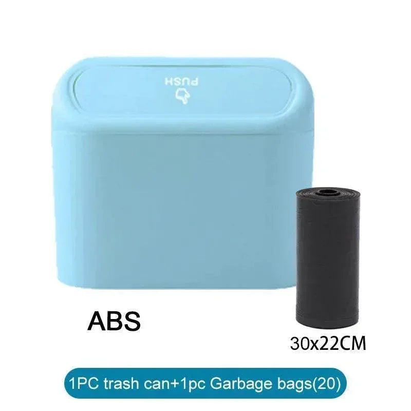 Compact Car Trash Can & Liner Refill Options