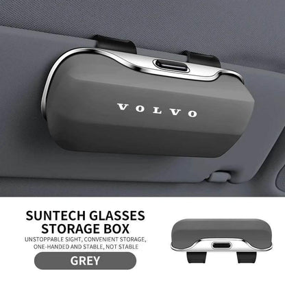 Volvo-Style Car Sunglasses Holder Clip