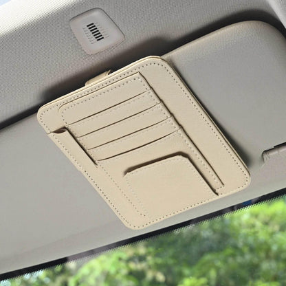 Multi-Pocket Car Visor Organizer