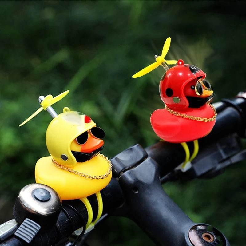 Helmet Duck Car Pendant