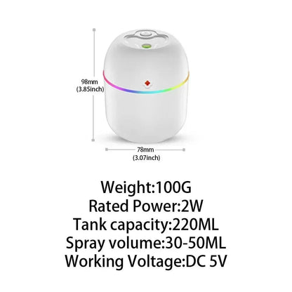 Mini USB Humidifier & Aroma Diffuser