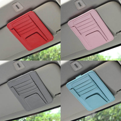 Multi-Pocket Car Visor Organizer