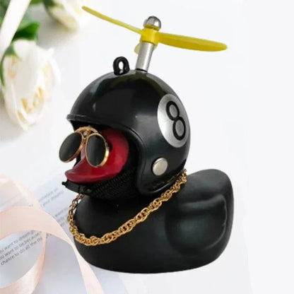 Helmet Duck Car Pendant