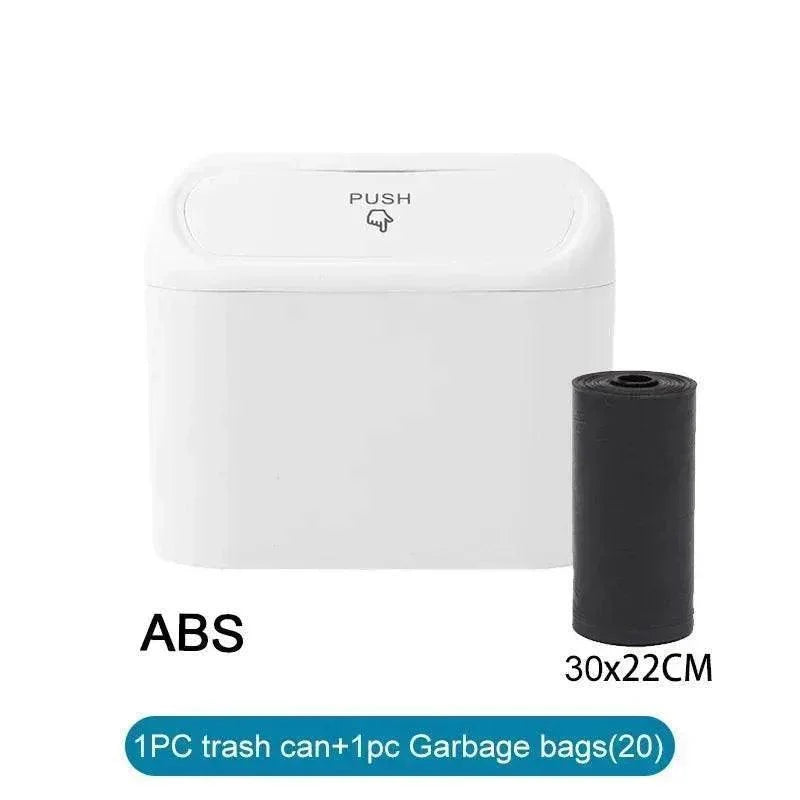 Compact Car Trash Can & Liner Refill Options