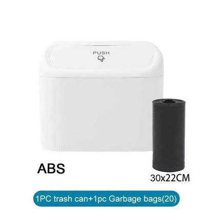 Compact Car Trash Can & Liner Refill Options