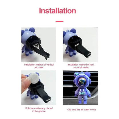 Astronaut Car Vent Freshener Clip