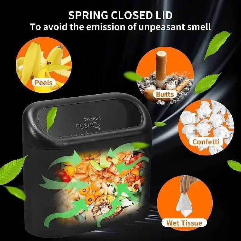 Compact Car Trash Can & Liner Refill Options