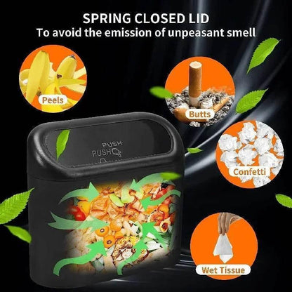 Compact Car Trash Can & Liner Refill Options