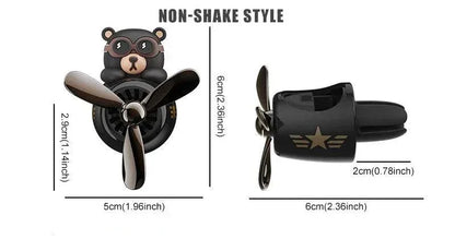 Pilot Bear Rotating Vent Air Freshener