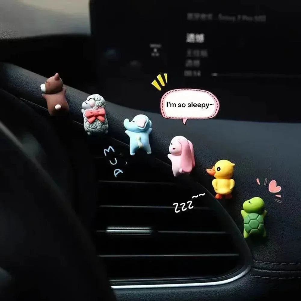 6-Piece Mini Turtle Car Decoration Set