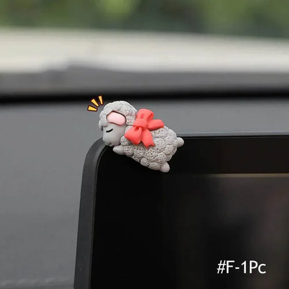 6-Piece Mini Turtle Car Decoration Set