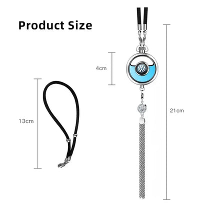VW Metal Lace Car Air Freshener Pendant