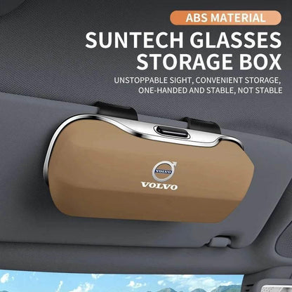 Volvo-Style Car Sunglasses Holder Clip