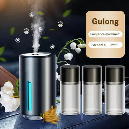 Electric Vent-Clip Aroma Diffuser – 3-Piece Scent Set