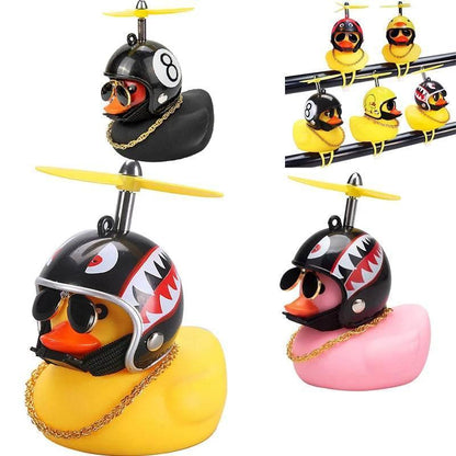 Helmet Duck Car Pendant