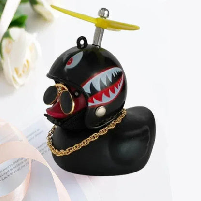 Helmet Duck Car Pendant