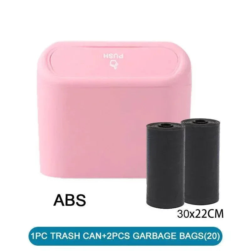 Compact Car Trash Can & Liner Refill Options