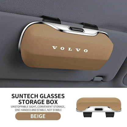 Volvo-Style Car Sunglasses Holder Clip