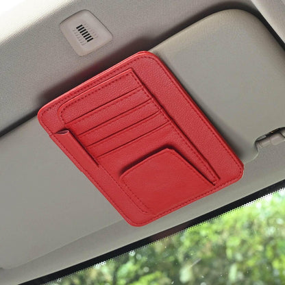 Multi-Pocket Car Visor Organizer