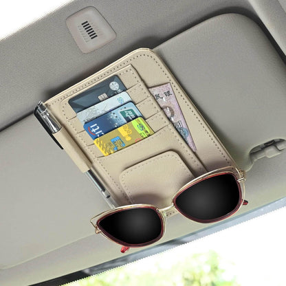 Multi-Pocket Car Visor Organizer