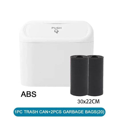 Compact Car Trash Can & Liner Refill Options