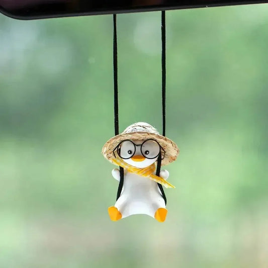 Swing Duck Rearview Mirror Pendant