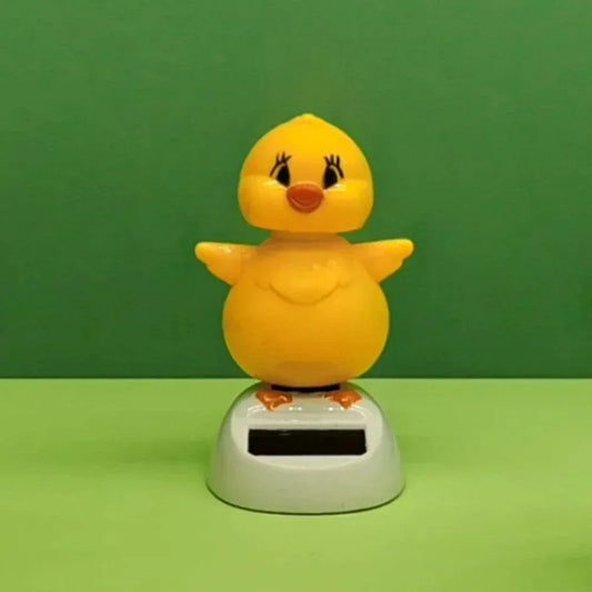 Solar Shaking-Head Chicken Ornament