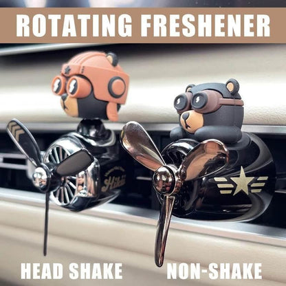 Pilot Bear Rotating Vent Air Freshener