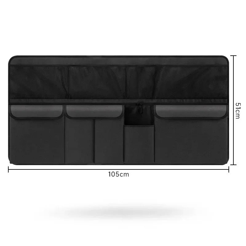 9-Pocket Hanging Car Trunk Organizer – Space-Saving Oxford Storage