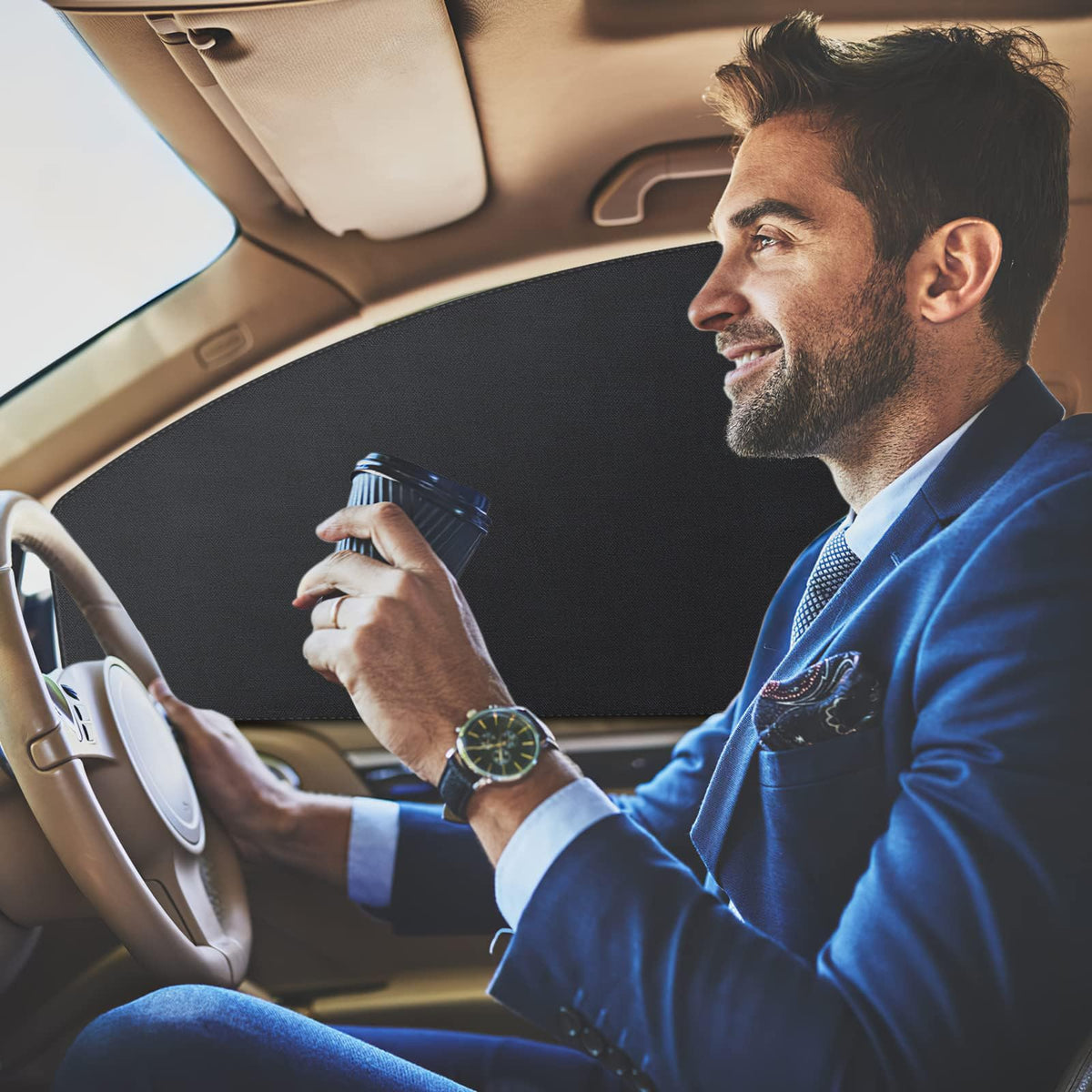 Magnetic Car Side Window Privacy Shades