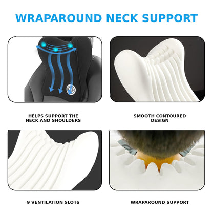 Ergonomic Memory Foam Car Neck Support Pillow