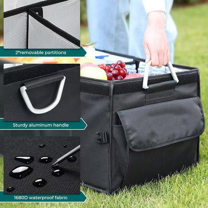 63L Collapsible Insulated Trunk Organizer