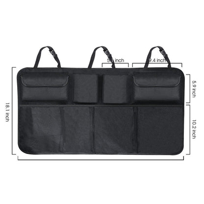 Hanging Car Trunk Organizer – Multi-Pocket Backseat Storage