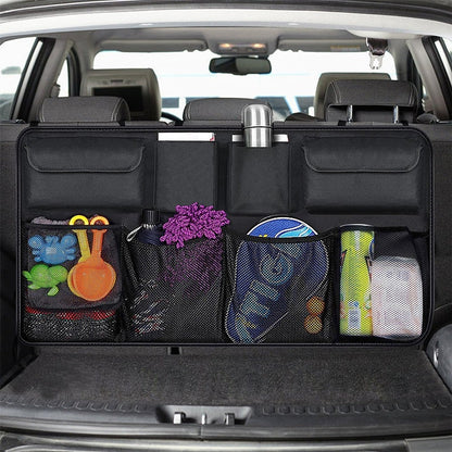 Hanging Car Trunk Organizer – Multi-Pocket Backseat Storage